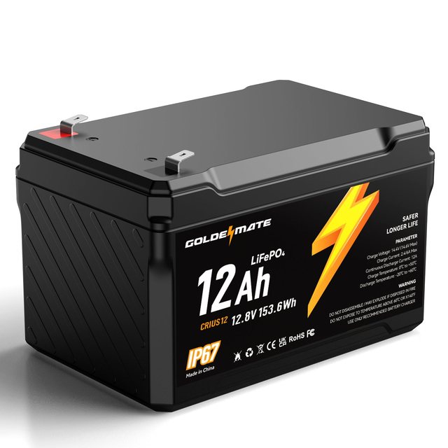 GOLDENMATE CRIUS 12 12V 12Ah battery