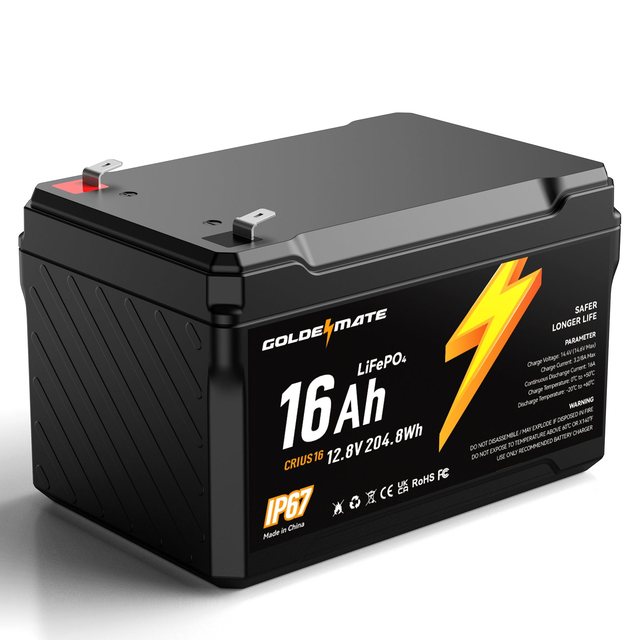 GOLDENMATE CRIUS 16 12V 16Ah battery