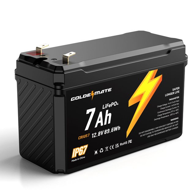 GOLDENMATE CRIUS 7 12V 7Ah battery