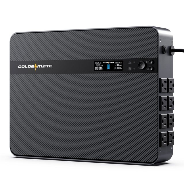 GOLDENMATE 1500VA/1000W UPS, wall-mount