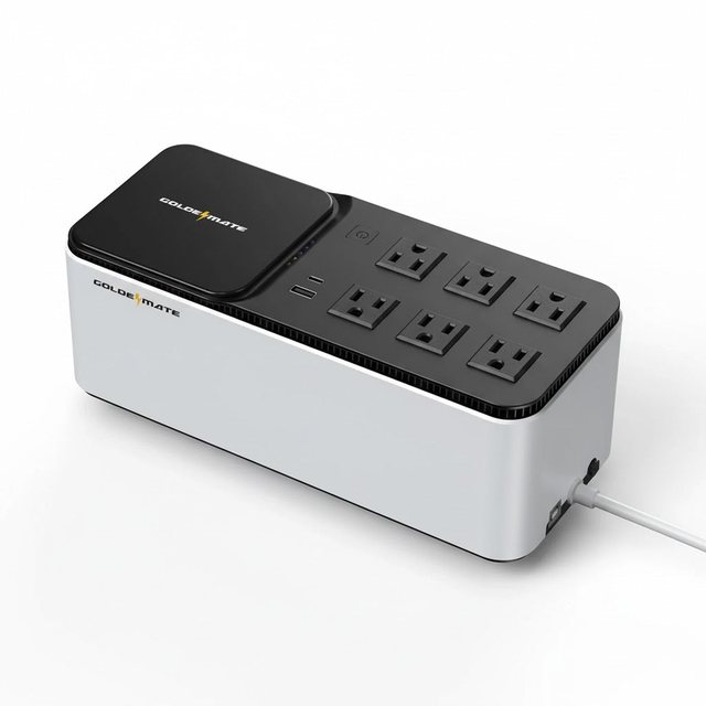 GOLDENMATE 600VA/360W UPS, 6 outlets
